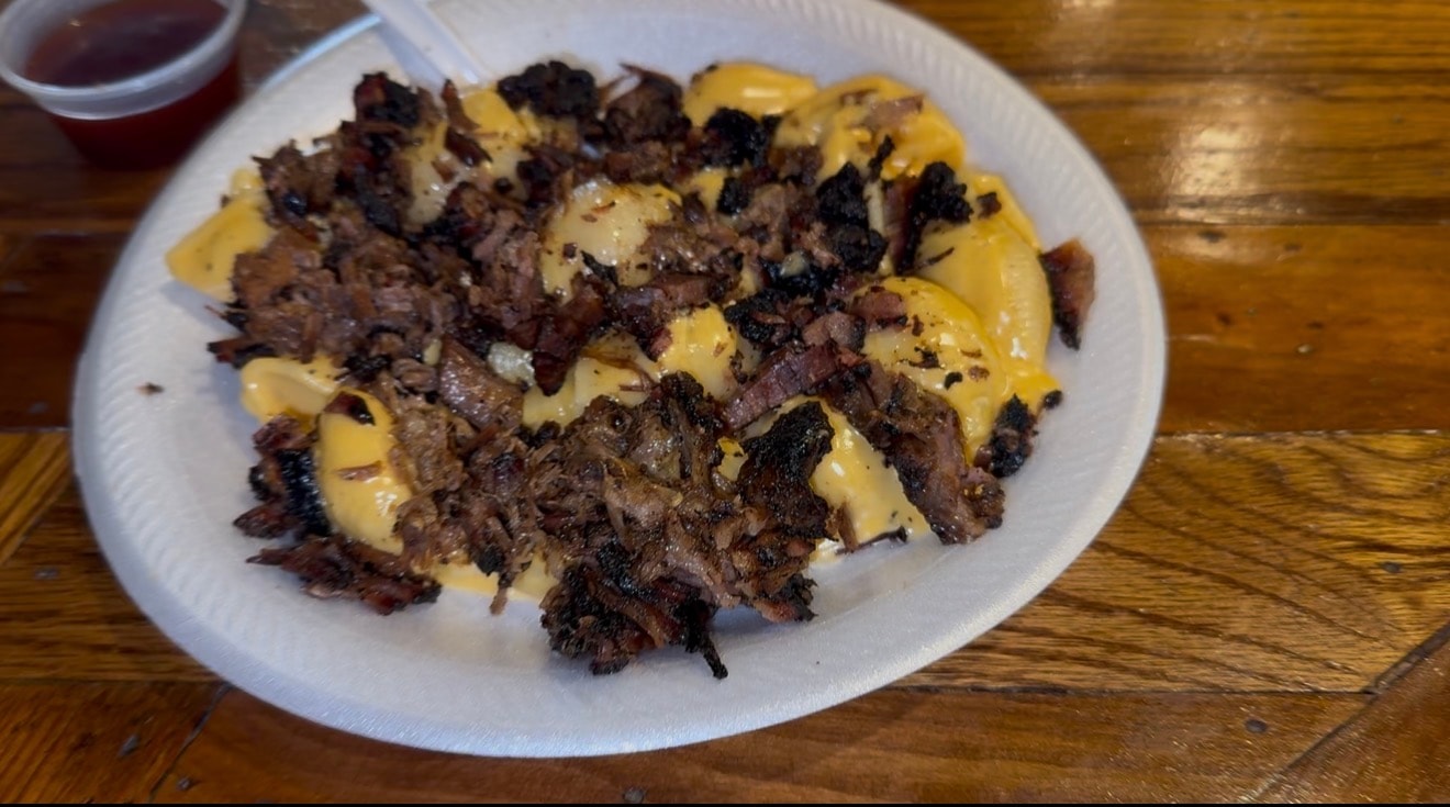 Smoked meat and potatoes