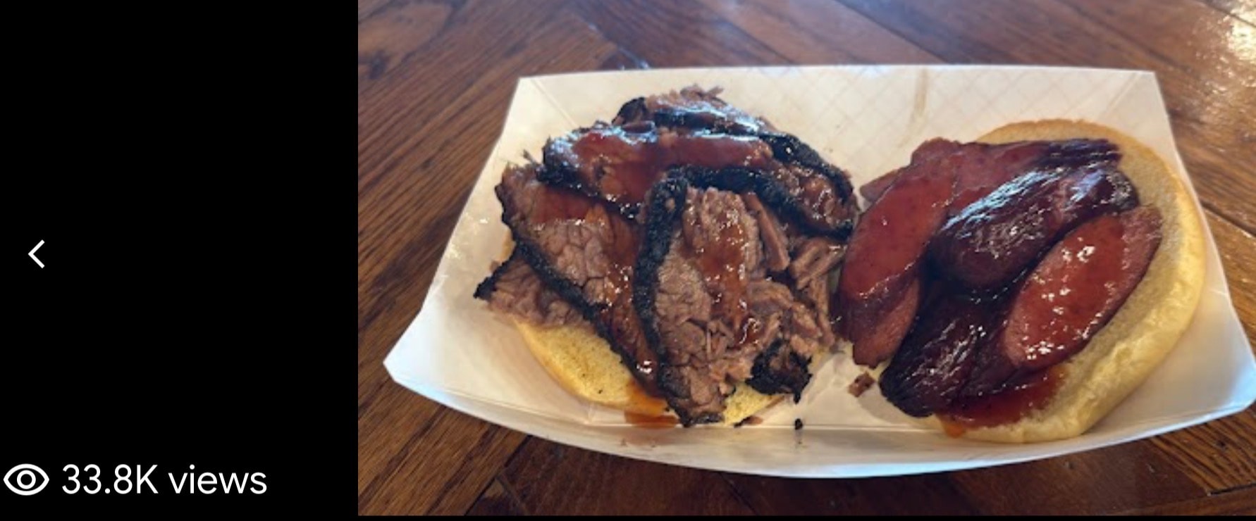 Smoked sausage with sides